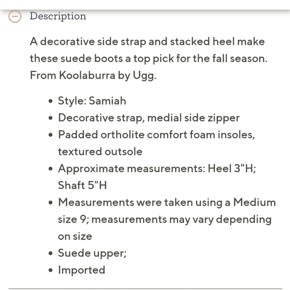 KOOLABURRA by Ugg Suede Samiah Buckle Boots Chestnut Brown New Size 8 - Picture 10 of 10